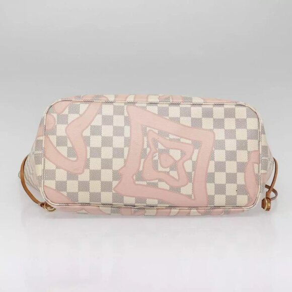 LOUIS VUITTON Damier Azur Neverfull MM Tote Bag - Picture 10 of 16